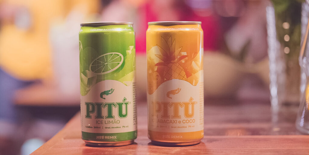 A Pitú Remix é uma aposta em bebidas ready-to-drink, mais leves e refrescantes

