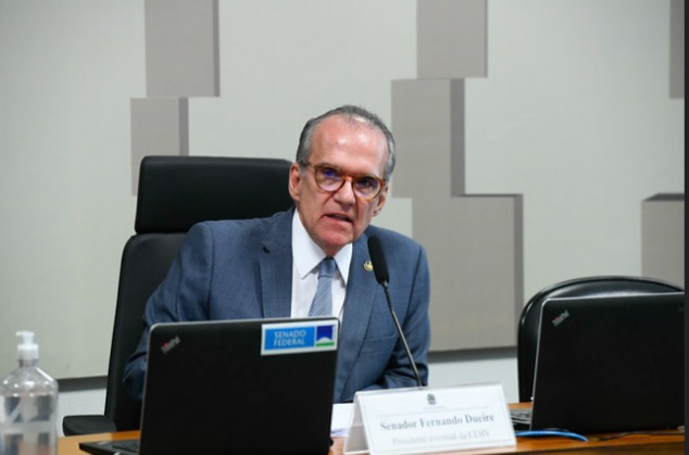 O senador Fernando Dueire (MDB-PE) é o presidente da Comissão de Hidrogênio Verde do Senado Federal. Foto: Marcos Oliveira/Agência Senado