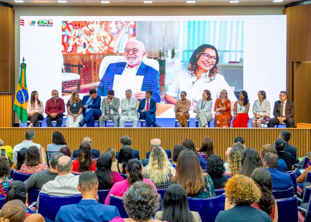 O presidente Luiz Inácio Lula da Silva (PT) participou, por videoconferência, da cerimônia de celebração dos 20 anos do programa Bolsa Família. Foto: João Risi/Audiovisual/PR