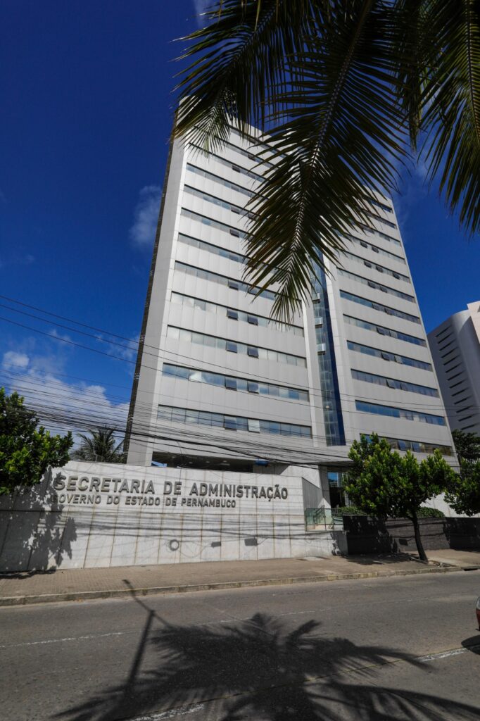 Edifício-sede da Secretaria de Administração de Pernambuco. Foto: Miva Filho/ Secom