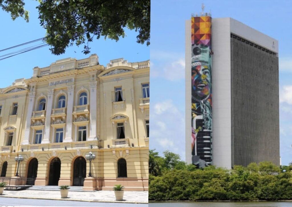Palácio das Princesas e Prefeitura do Recife