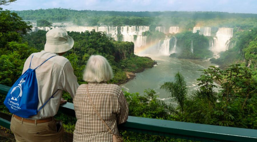 Turistas estrangeiros Cataratas do Iguaçu Embratur
