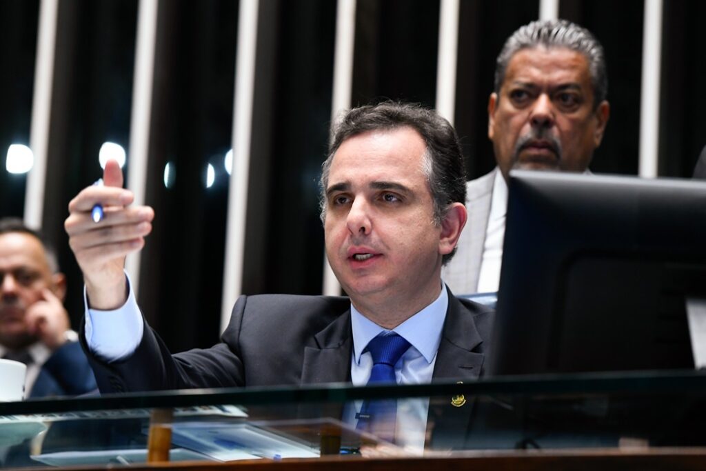 Como presidente do Congresso, Rodrigo Pacheco é o responsável por devolver ou não as MPs Foto: Marcos Oliveira/Agência Senado