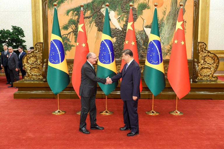 Alckmin e Xi Jinping encerram agenda diplomática, em Pequim