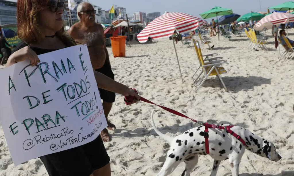 Protesto contra a PEC das Praias no Rio de Janeiro
