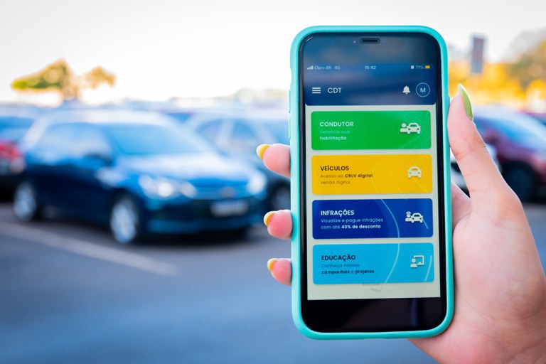 aplicativo Carteira Digital de Trânsito (CDT) venda de veículos