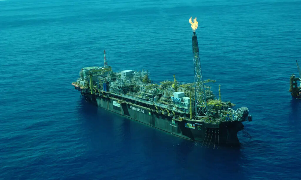 Petrobras navio petróleo produção