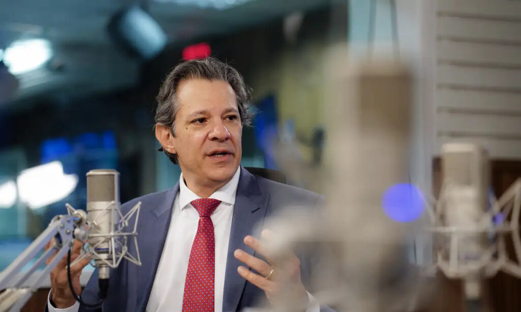 Ministro da Fazenda, Fernando Haddad, desoneração