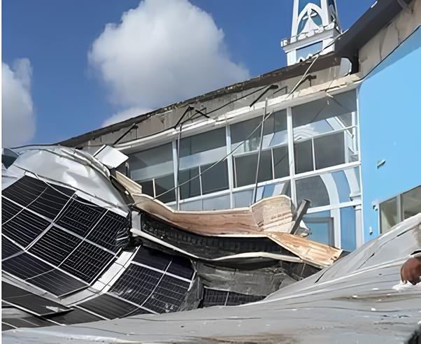 Desabamento de telhado Morro da Conceição