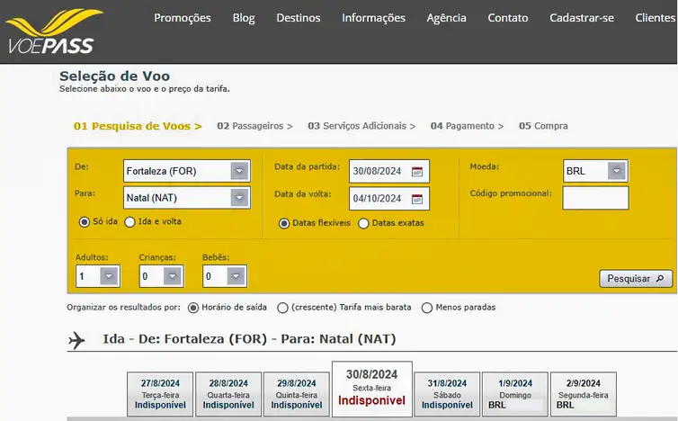 Voepass suspensão passagens acidente