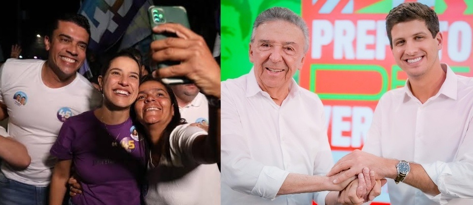 A disputa em Caruaru entre Rodrigo Pinheiro e Zé Queiroz tem outro embate entre Raquel Lyra e João Campos