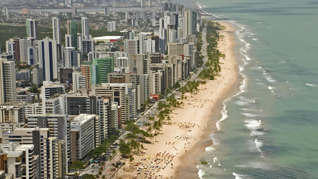 orla mar recife praia