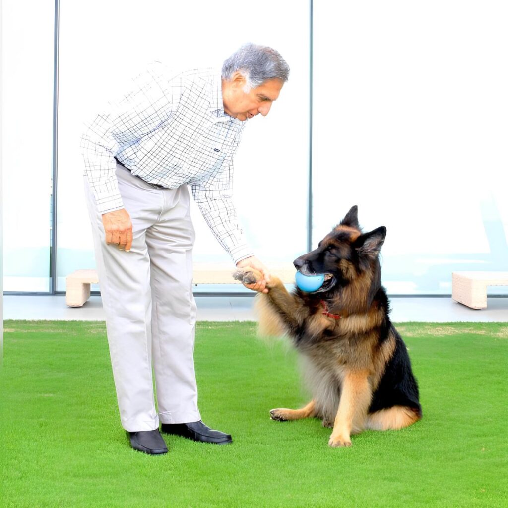 Ratan Tata pastor alemão Tito herança