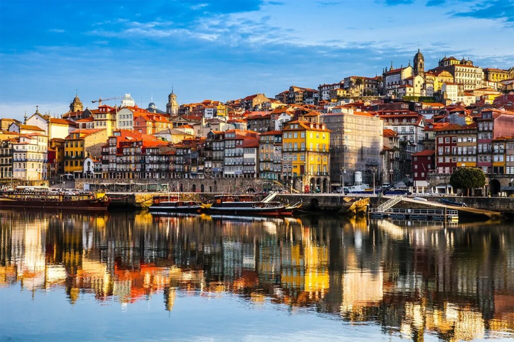 Cidade do Porto em Portugal