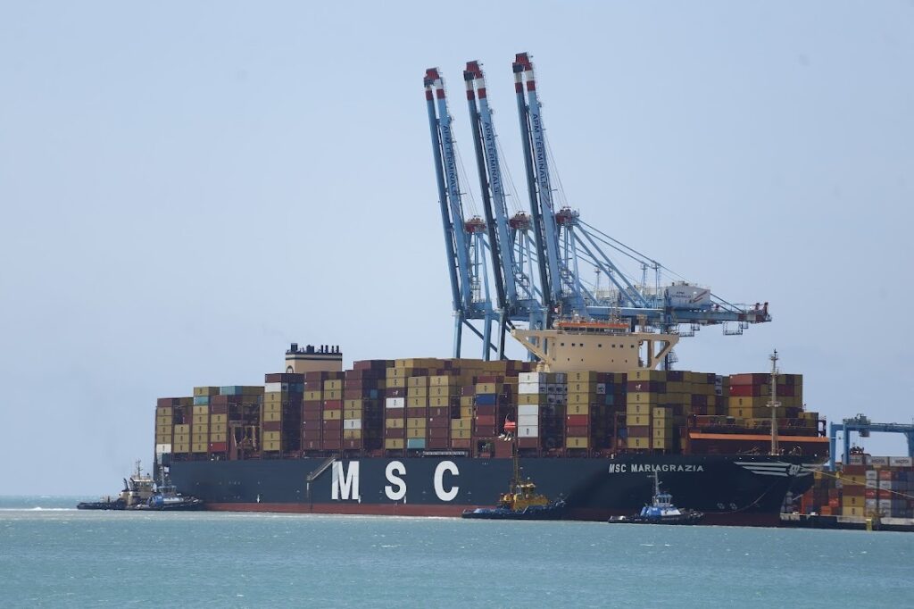 Cargueiro MSC Mariagrazia Porto de Pecém recorde operação de carga