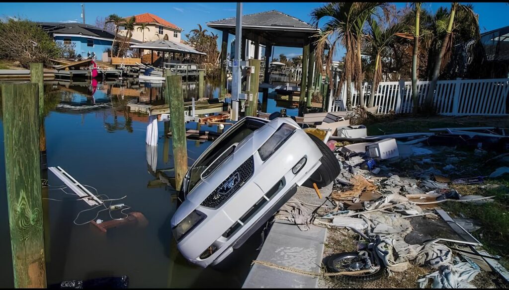 Furacão Milton Flórida destruição