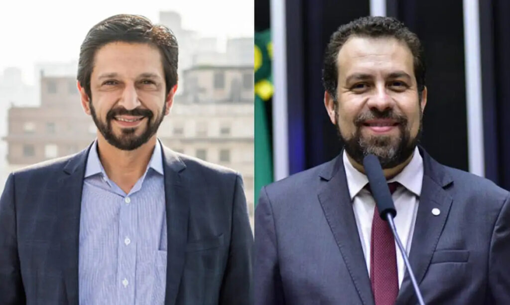 Ricardo Nunes e Guilherme Boulos eleições São Paulo Sudeste