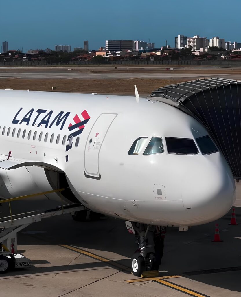 Voo inaugural da Latam de Fortaleza para Santiago aconteceu no sábado, com 80% de ocupação