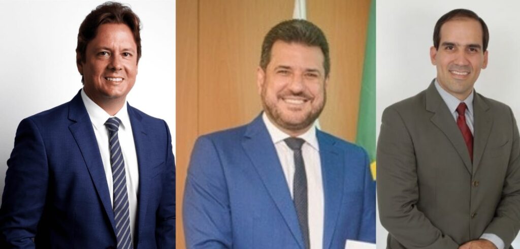 Ernani Varja, Marcelo Labanca e Nelson Barbosa compõem a lista tríplice para a vaga no TRE-PE Fotos: Divulgação