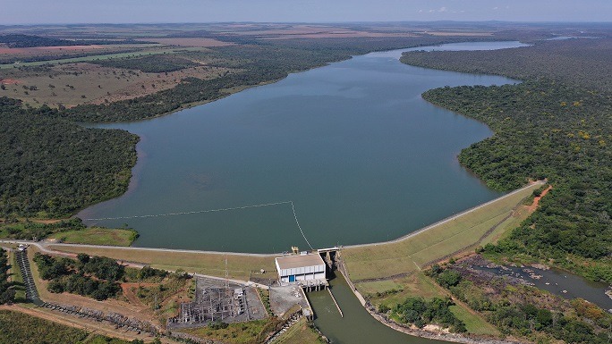 Pequena Central Hidrelétrica (PCH) Paranatinga, localizada no Mato Grosso