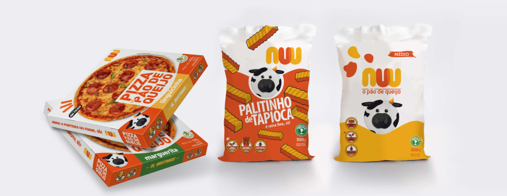 Com 10 anos de atividades, a NUU nasceu em Patos de Minas (MG) e trabalha com produtos como pão de queijo, pizza de pão de queijo, palitinhos e dadinhos de tapioca. 