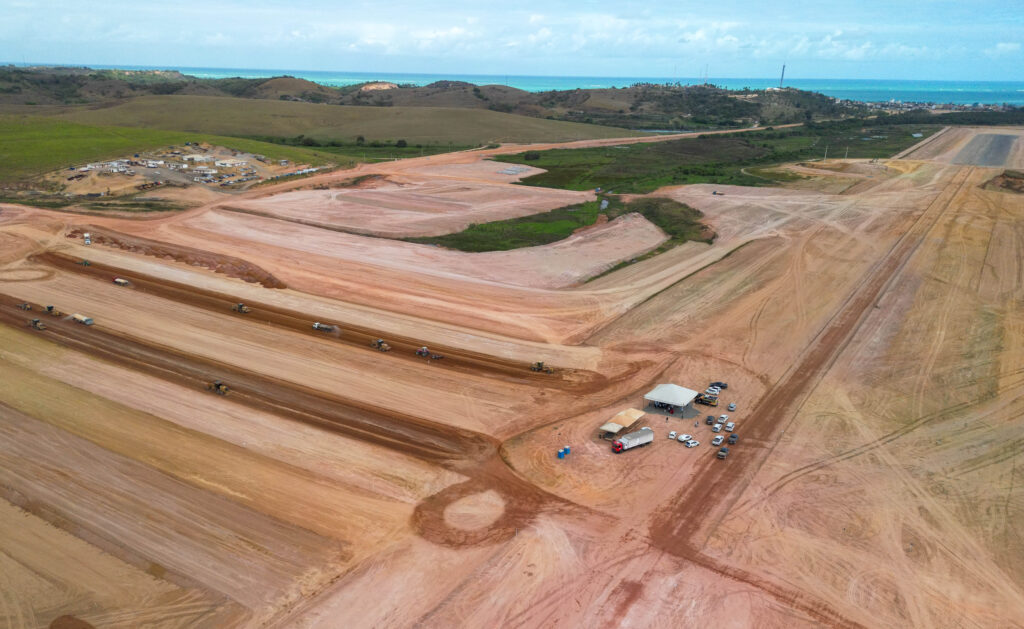 Obras aeroporto de Maragogi