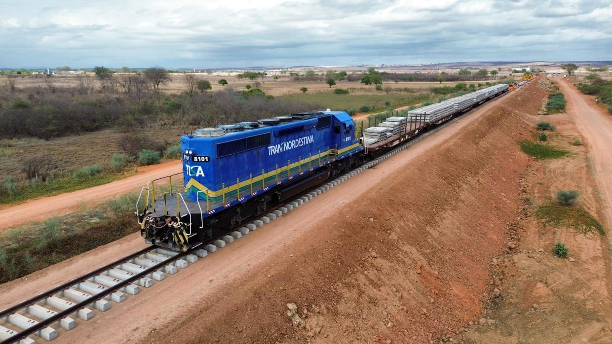 O trecho contemplado com recursos do FDNE começa em Eliseu Martins, no Sul do Piauí, e vai até o Porto de Pecém, na Grande Fortaleza. Transnordestina do Ceará CNI
