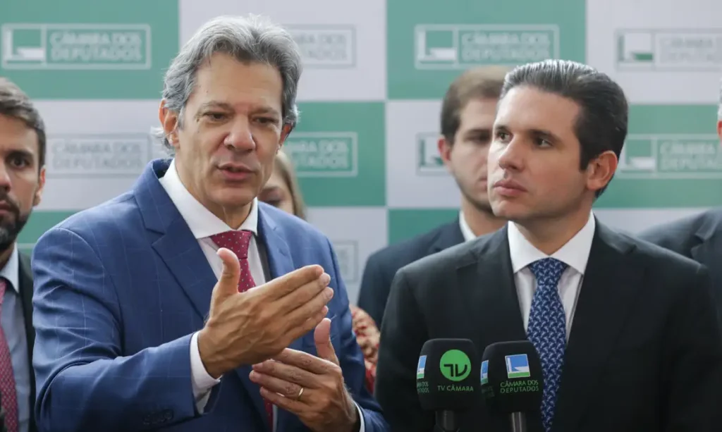 Haddad e Hugo Motta