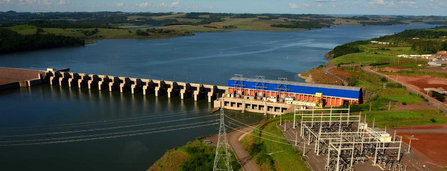 Usina Hidrelétrica Baixo Iguaçu, no Paraná