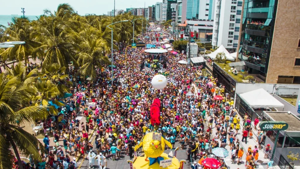 Desfile Pinto da Madrugada blocos de carnaval de Alagoas