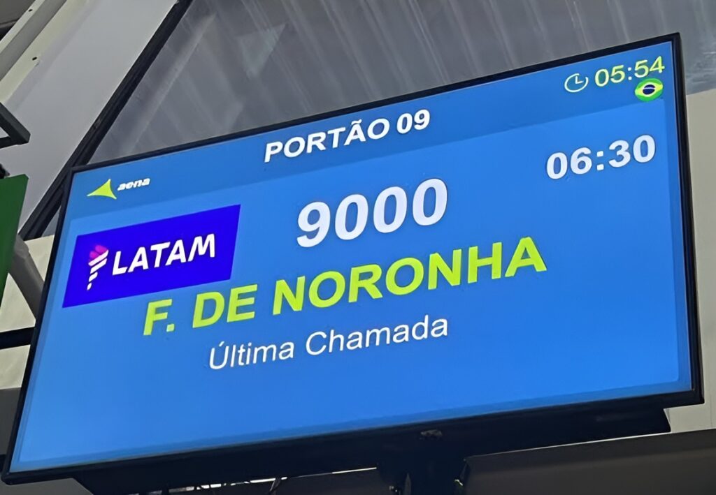 Chamada Latam Fernando de Noronha