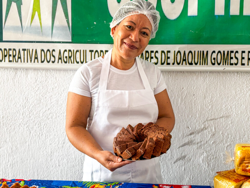 Cooperativa de Alagoas produção de bolos