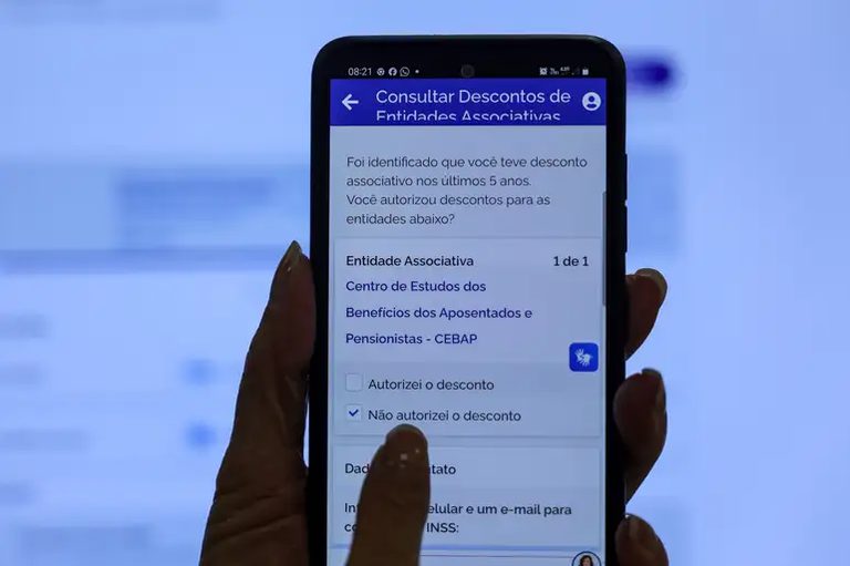 INSS meu INSS desembolso descontos aposentados pensionistas