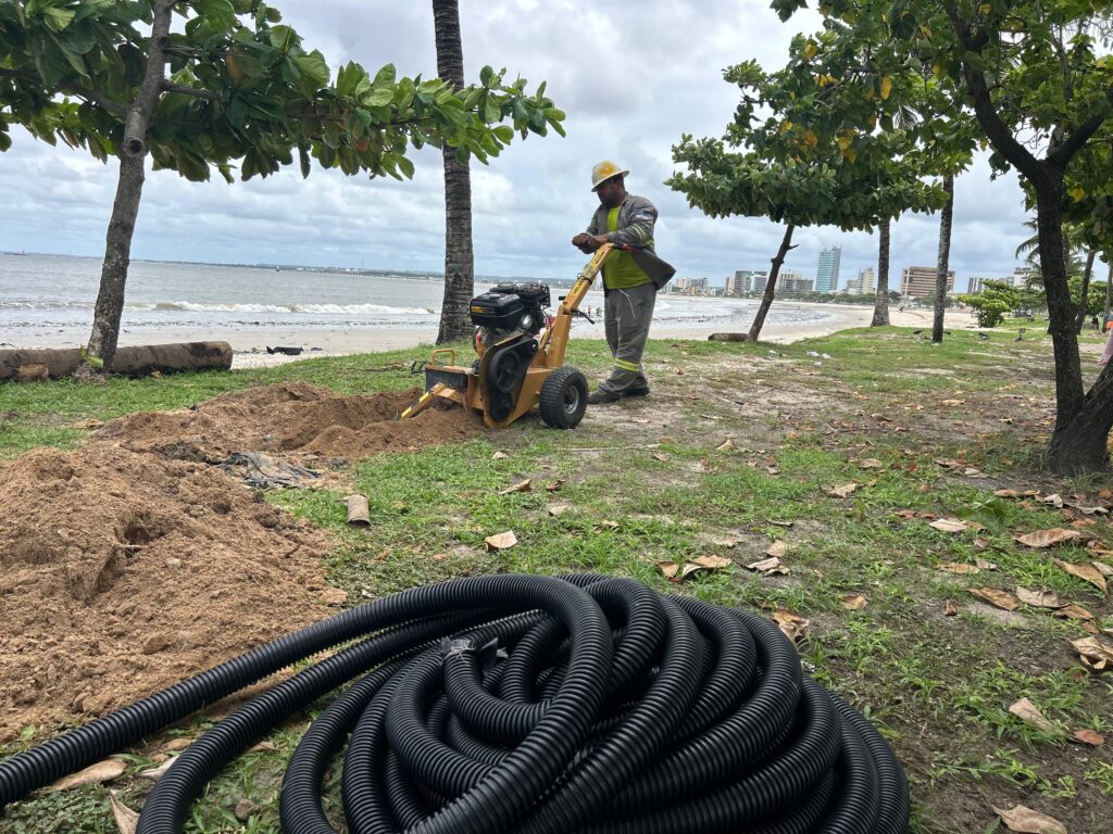Bairro histórico de Jaraguá receberá cabeamento subterrâneo