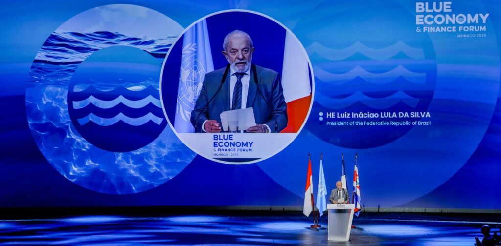 Lula discursa na 3ª Conferência das Nações Unidas sobre os Oceanos em Nice França proteção áreas marinhas