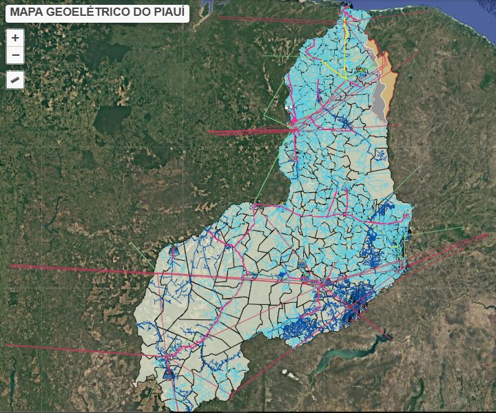 Mapa Geoelétrico do Piauí