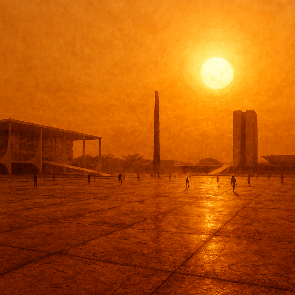 Praça dos Três poderes sob pressão