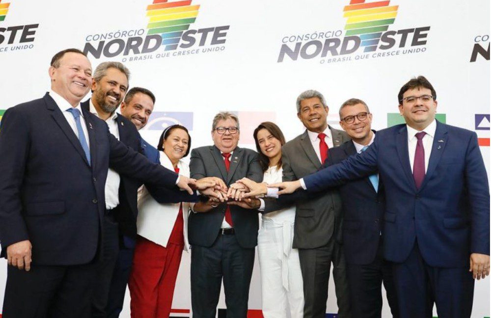 Governadores do Consórcio NE fazem reunião sobre tarifaço dos EUA. Foto: divulgação