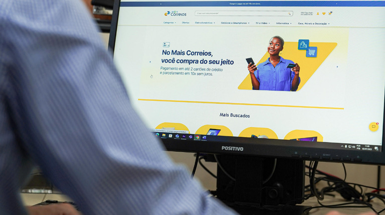 Meus Correios, plataforma de compra dos Correios