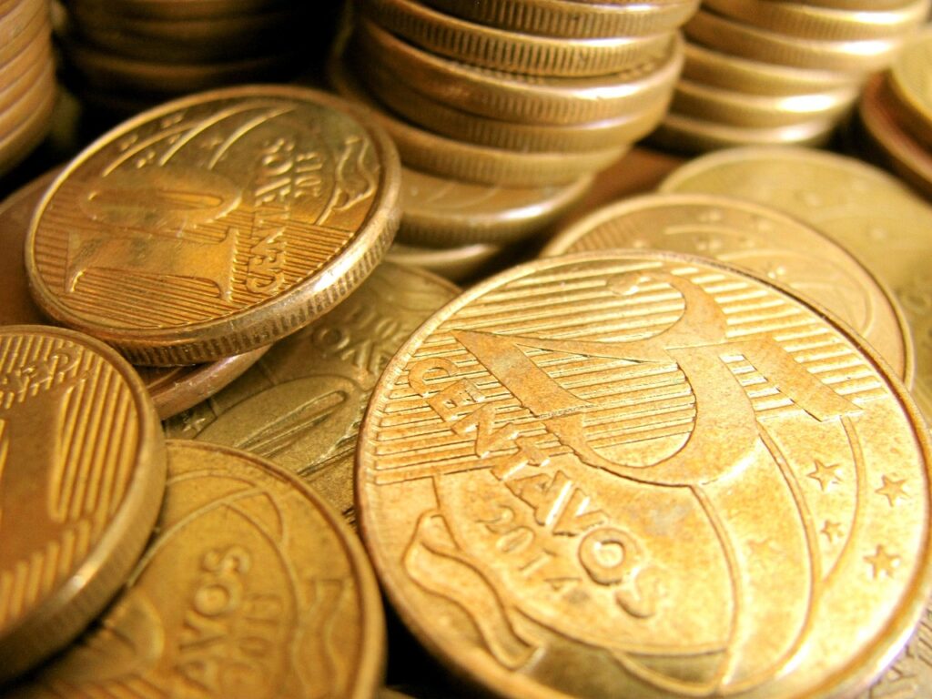ativos, moedas