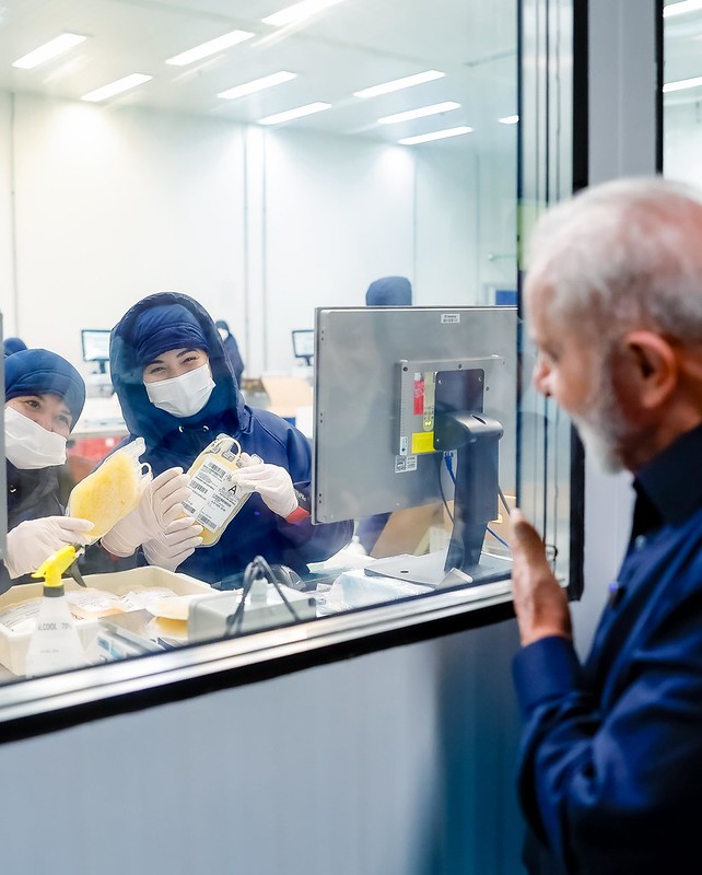 Hemobrás Goiana produção de medicamentos Pernambuco Lula