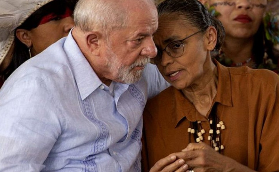 presidente Lula e ministra do Meio Ambiente Marina Silva