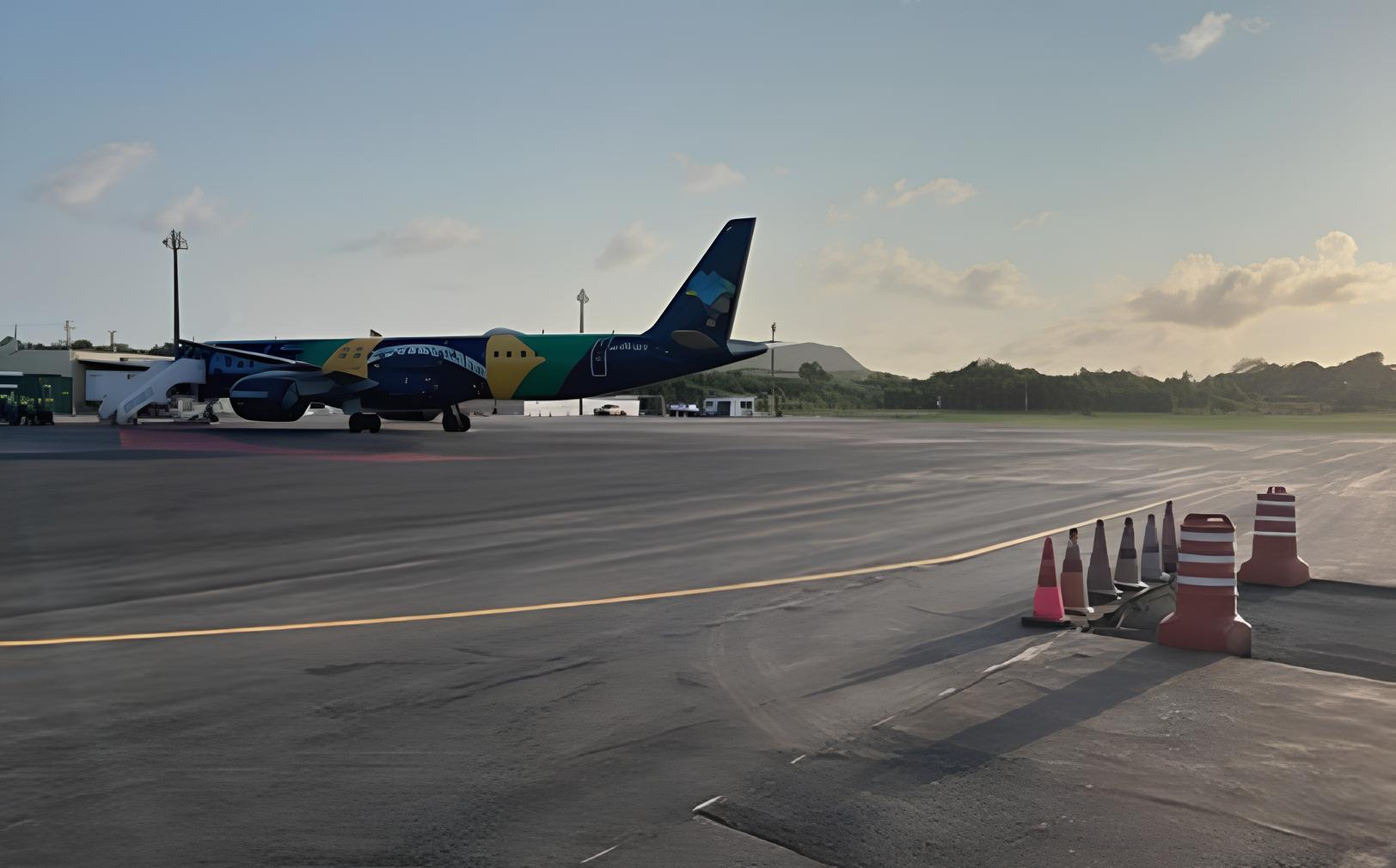 Três companhias aéreas operam voos regulares em Noronha: Azul, Gol e Latam. Foto: Josias Pinto Filho/Semobi