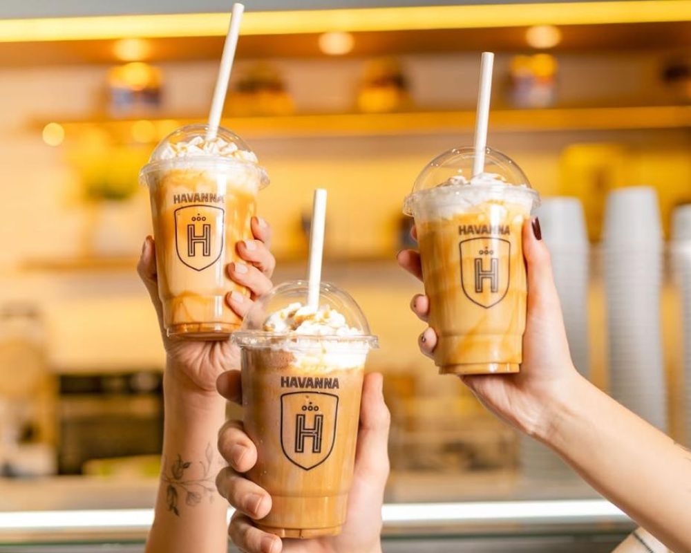 Além de sorvetes, Havanna também oferece milkshakes entre outros produtos