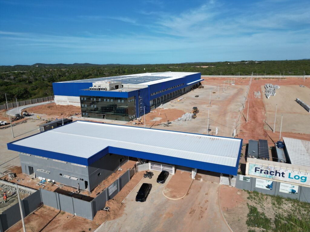 Sede do terminal de cargas que será inaugurado em setembro, no Pecém - Foto: Divulgação