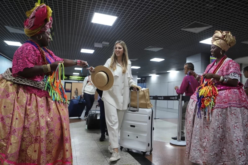 Chegada de turistas ao aeroporto de Salvador relatório turismo Sudene