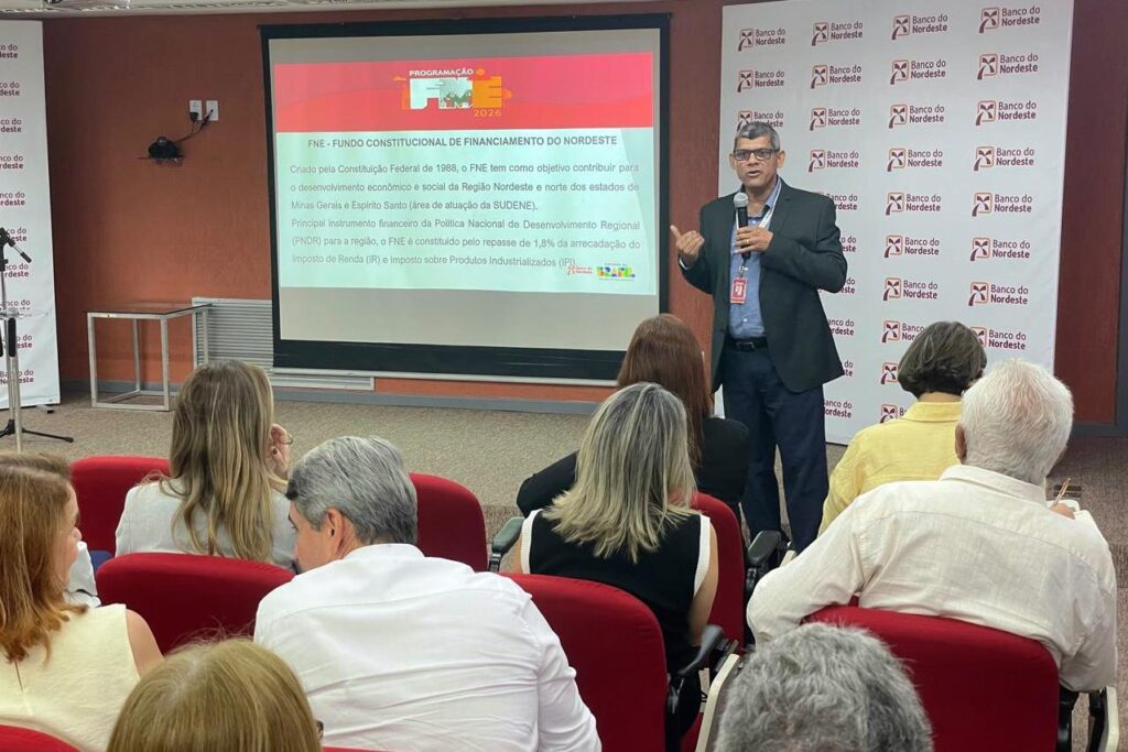 Gerente de Desenvolvimento Territorial do BNB, Manoel Roberto Muniz, apresentou a proposta orçamentária do FNE para Alagoas