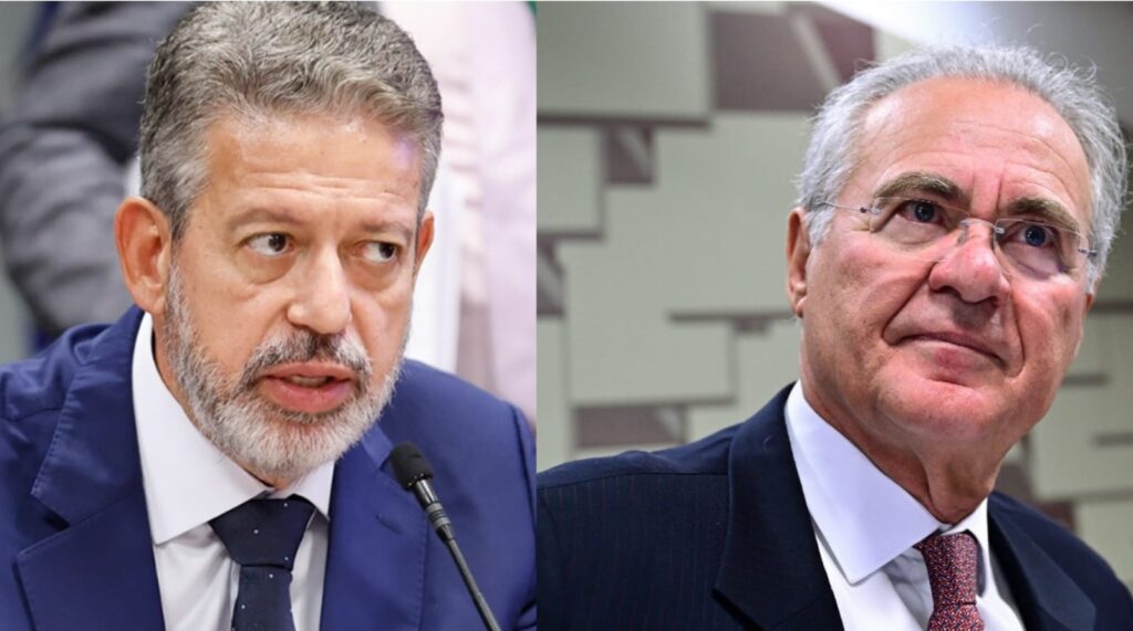 Arthur Lira reagiu ao movimento de Renan Calheiros e articulou a aprovação na Câmara da isenção do IR para quem ganha até R$ 5 mil Fotos: Agência Câmara e Senado