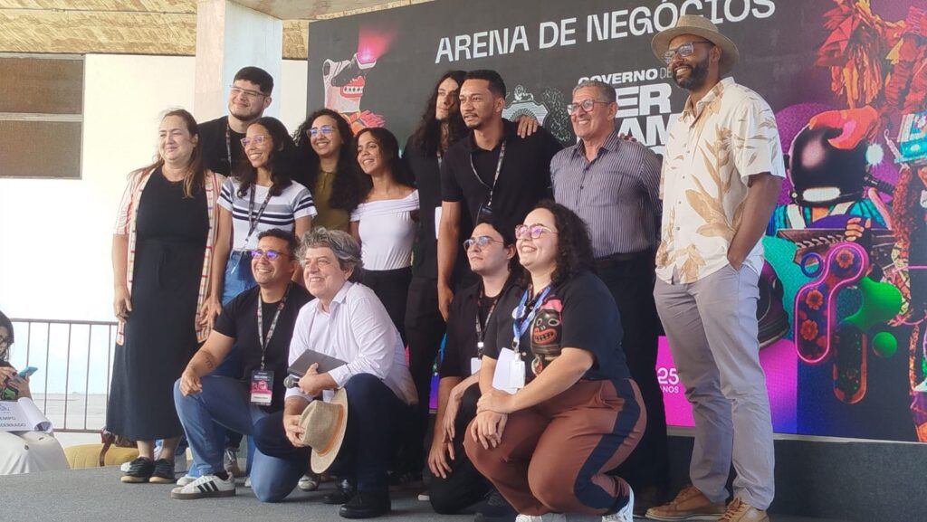 Vencedores da competição de empreendedorismo no REC'n'Play