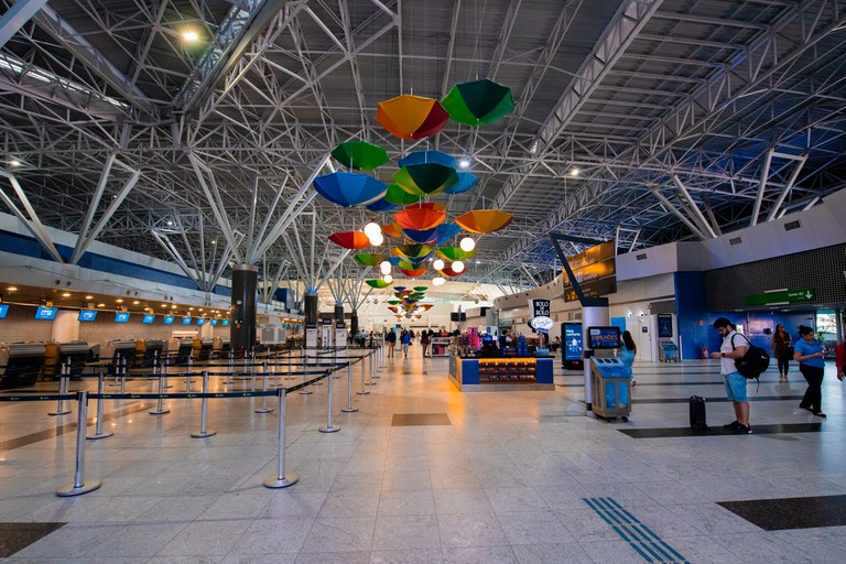 O Aeroporto Guararapes/Gilberto Freyre, no Recife, teve mais de 7 milhões de passageiros no acumulado de janeiro a setembro de 2025. Foto: Vosmar Rosa/Ministério dos Portos e Aeroportos